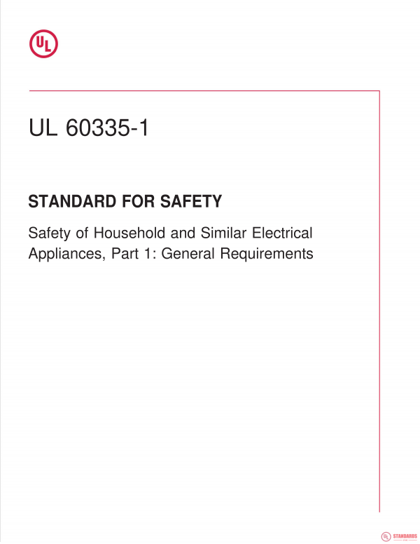 UL 60335-1 PDF UL 60335-1 PDF